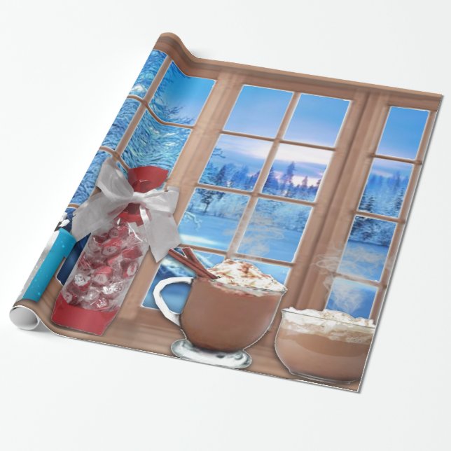 Papel De Presente Saudações de Seasons2 (Desenrolado)