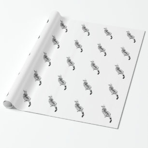 Papel De Presente Savannah Cat. Pego por Surpresa