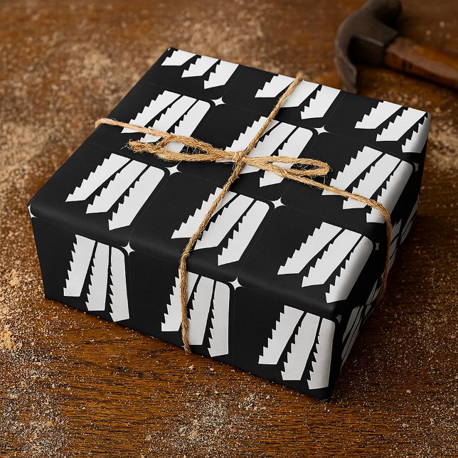 Papel De Presente Saw Teeth Wrapping Paper (Criador carregado)