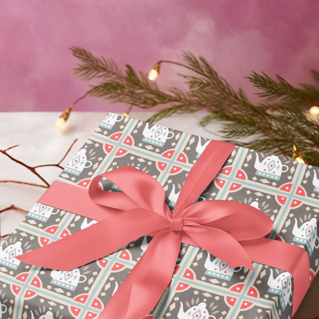 Papel De Presente Scandia Teapot Azulejos II (Criador carregado)