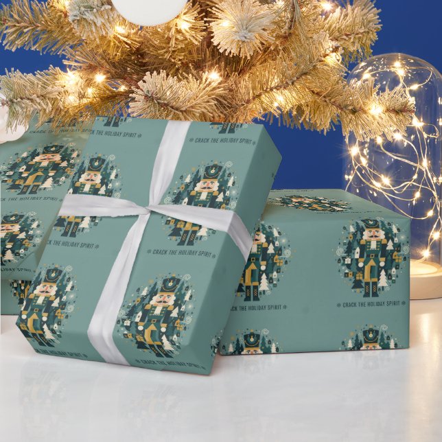 Papel De Presente Scandinavian Christmas Nutcracker (Feriados)