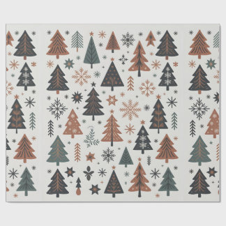 Papel De Presente Scandinavian Christmas Seamless Pattern