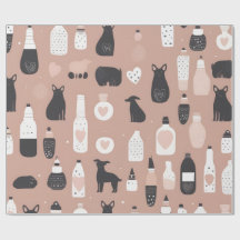 Scandinavian Valentine’s Wrapping Paper – Minimal