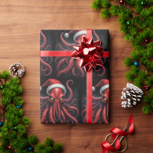Papel De Presente Scary Cthulhu Christmas Lovecraft