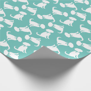 Papel De Presente Schnoodle Dog Puppy