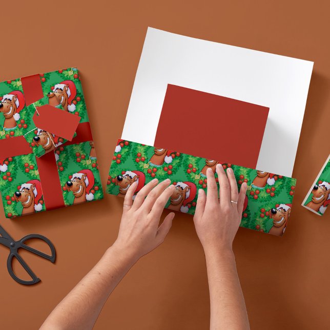Papel De Presente Scooby em Wreath (Criador carregado)