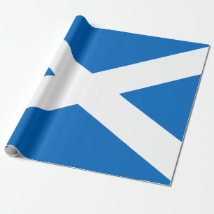 Papel De Presente Scottish Flag (Saltyre) (Scotland Flag)