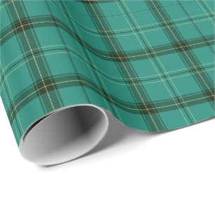 Papel De Presente Scottish Green Tartan