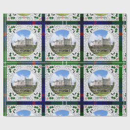Papel De Presente Scottish Sutherland Clan Dunrobin Castle Tartan