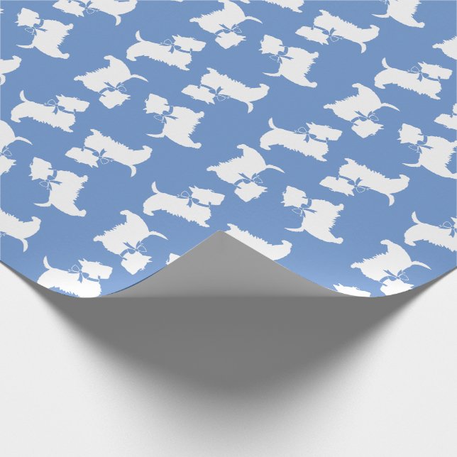 Papel De Presente Scottish Terrier Scotty Dog Puppy Scottie (Ponta)