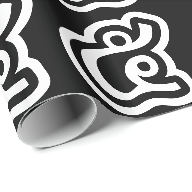 Papel De Presente Script Tailandês Número 5 / Cinco / ๕ (Haa/Ha) (Ponta do rolo)