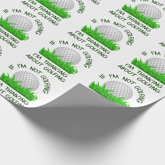 Papel De Presente Se eu não estou jogando golfe (Ponta)