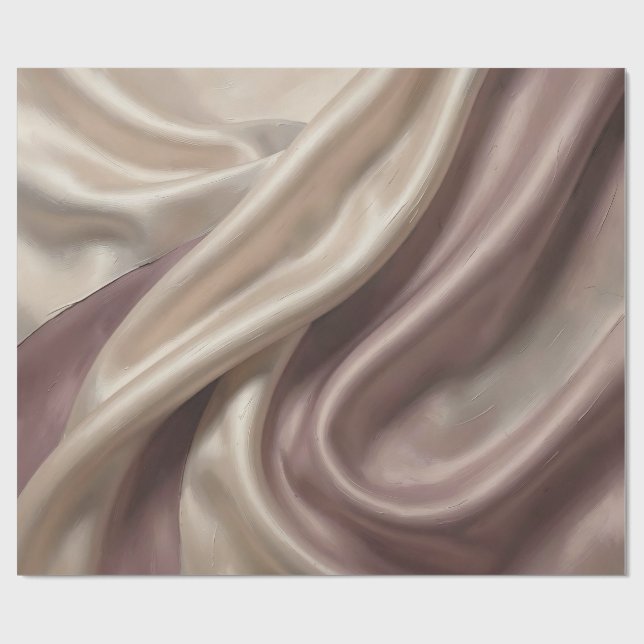 Papel De Presente Seda Abstrata Fluida Elegante (Aberto)