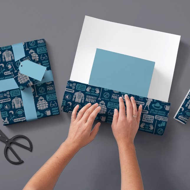 Papel De Presente Seinfeld | Padrão-memória (Criador carregado)