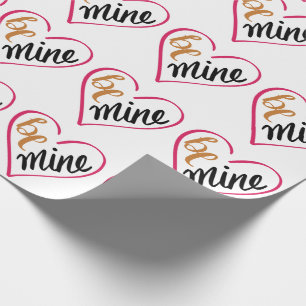 Papel De Presente Seja Minha