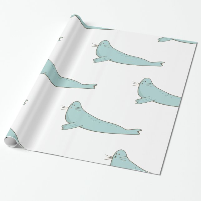 Papel De Presente selo (Desenrolado)