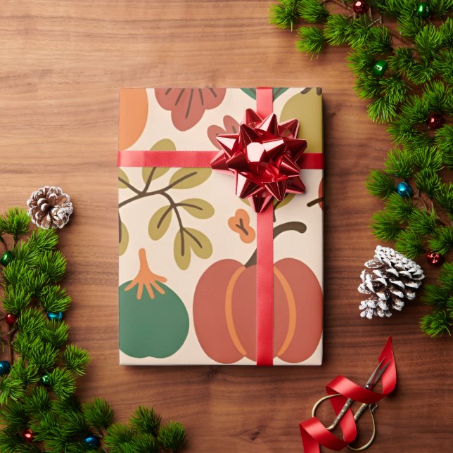 Papel De Presente Selo De Aba Mão Do Dia Das Bruxas (Presente de Natal)