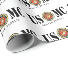 Papel De Presente Selo oficial do Corpo Marinho dos EUA