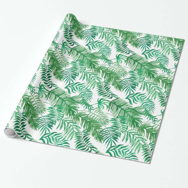 Papel De Presente Selva selvagem Fonds (Desenrolado)