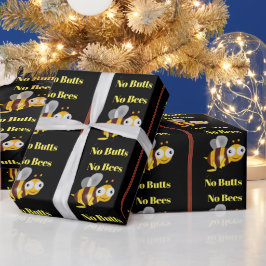 Papel De Presente Sem Abelhas Sem Bumbuns Enrolando Papel