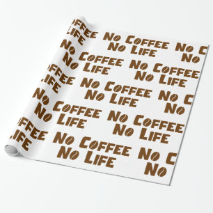 Papel De Presente Sem Café Sem Vida