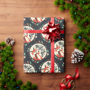 Papel De Presente Sem cerveja para você, Fox de Natal