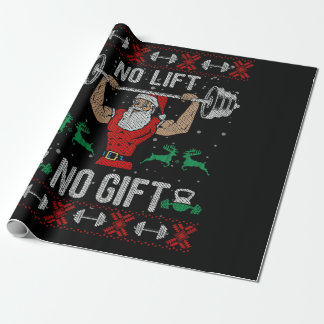 Papel De Presente Sem Elevação Sem Presente Suéter De Natal Feio Pap