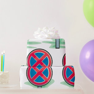 Papel De Presente Sem Sinal de Estrada de Estacionamento Símbolo de 