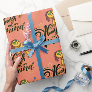 Papel De Presente Sempre na minha mente Dia de as Bruxas engraçado V