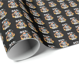 Papel De Presente Senhor do Churrasco, melhor Dia de os pais Pai