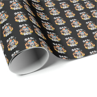 Papel De Presente Senhor do Churrasco, melhor Dia de os pais Pai