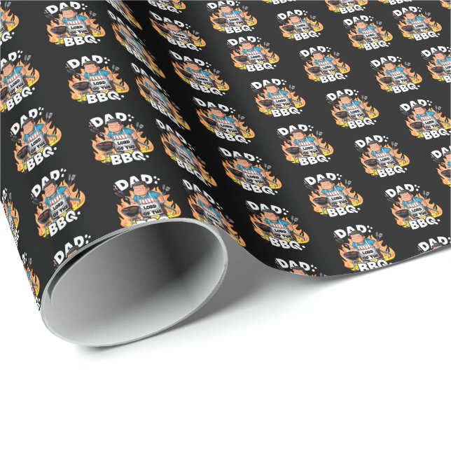 Papel De Presente Senhor do Churrasco, melhor Dia de os pais Pai (Ponta do rolo)