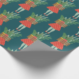 Papel De Presente Senhora da Planta