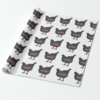 Papel De Presente Senhora Frango Louco