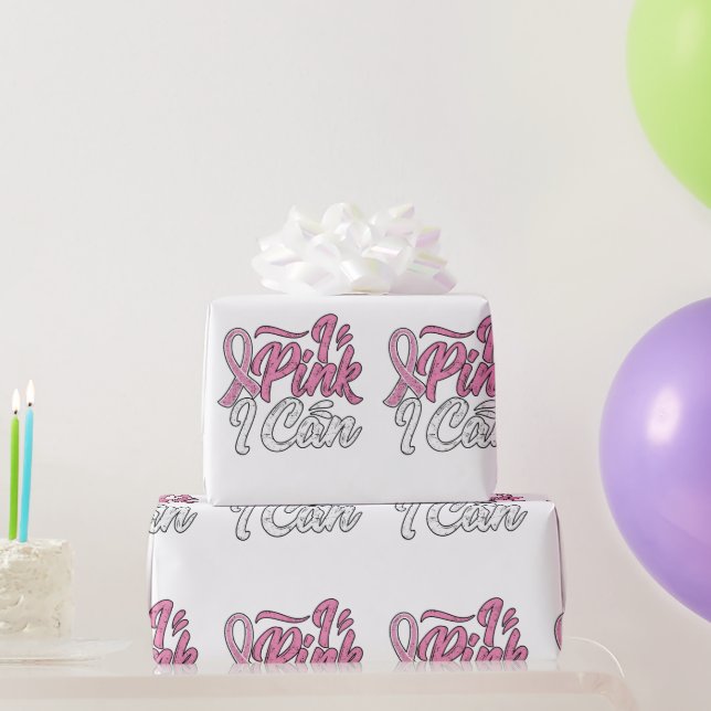 Papel De Presente Sensibilização do Cancer da Mama (Presentes para festas)