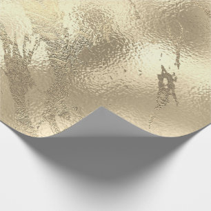 Papel De Presente Sepia Dourado Traço Marble Shiny Glam Abstrato VIP