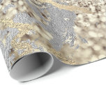 Papel De Presente Sepia Foxier Dourado Marble Shiny Metal Silver Cin<br><div class="desc">Minimalismo e elegância de acordo com as tendências reais da decoração interior. Para Muitas Ocasiões De Glam De Luxo</div>