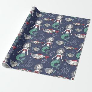 Papel De Presente Sereias