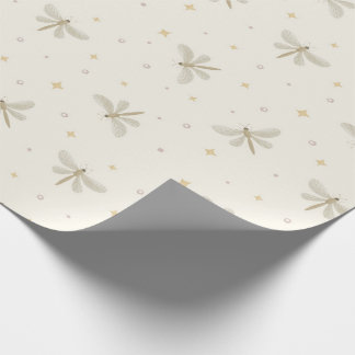 Papel De Presente Serene Dragonflies Wrapping Paper