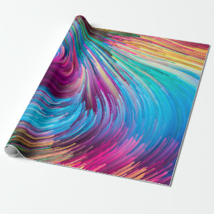 Papel De Presente Série Color In Motion. Design de fundo do lici