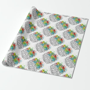 Papel De Presente série do cérebro
