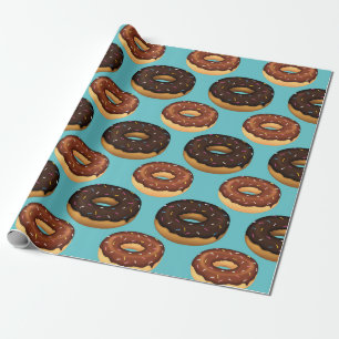 Papel De Presente Série Donuts Doces Design 5