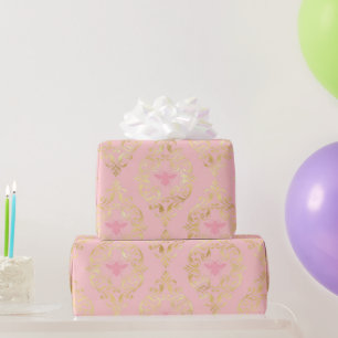 Papel De Presente Série Princesa Abelha Design #5