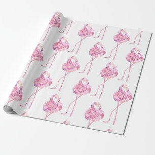 Papel De Presente Série Tender Flamingo Design 3 