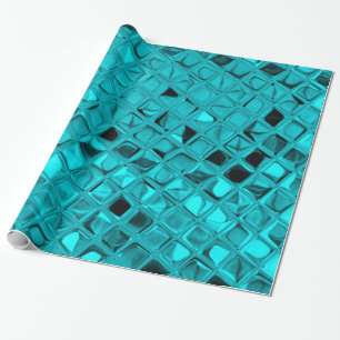 Papel De Presente Serpentina feminino metálica brilhante do falso d
