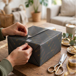 Papel De Presente Setas