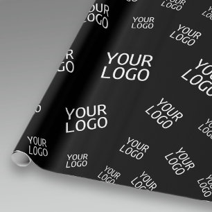 Papel De Presente Seu Design, Foto ou Logotipo Empresarial Aleatoria