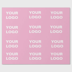 Papel De Presente Seu Logotipo Aqui Simples Moderno Minimalista Logo