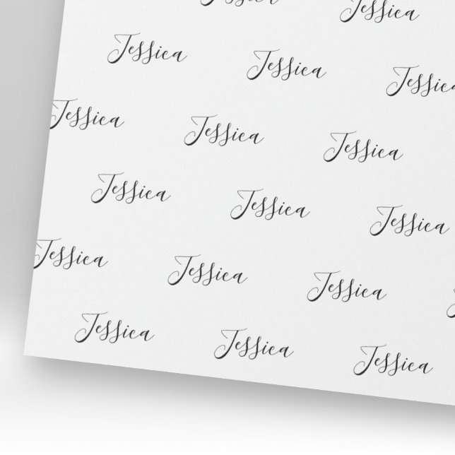 Papel De Presente Seu nome | Script Elegante (Criador carregado)