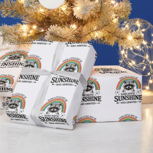 Papel De Presente Seu Pequeno Raio De Sol Sarcástico Sarcástico